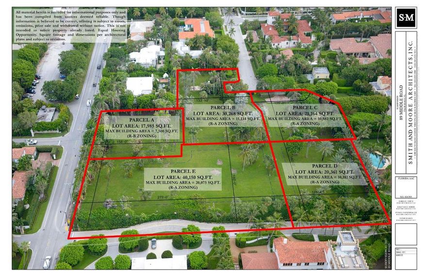 Lot D at 89 Middle Road is one of five lots that are being subdivided/replatted.