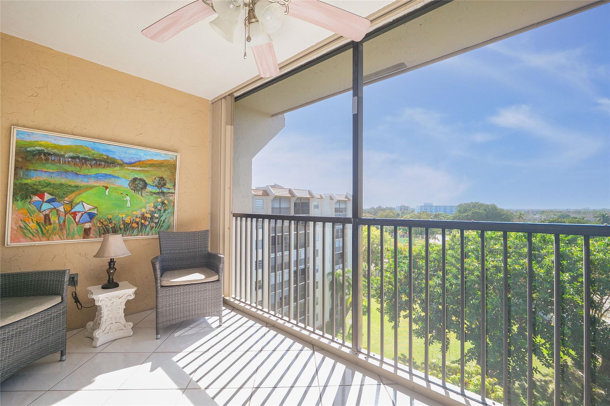 WOW!! THIS IS A DEAL!! NICELY REMODELED PENTHOUSE! SELLER SAYS SELL!! 2/2 WITH PRIVATE VIEW OF LUSH GREEN PALMS FROM YOUR TERRACE WHICH HAS ACCORDION HURRICANE SHUTTERS & IMPACT WINDOWS! SOLD TURNKEY FURNISHED! BOTH BATHROOMS REMODELED!! KITCHEN ALSO REMODELED OPENS OUT ONTO DINING RM WITH GRANITE COUNTERS & WOOD CABINETS & STAINLESS STEEL APPLIANCES! NEUTRAL TILE FLOORS AND LAMINATE IN BEDROOMS!. WASHER/DRYER IN UNIT! NEW ELECTRIC PANEL! ASSOCIATION SAYS 20% DOWN WITH OFFER, 710 CREDIT, $45K INCOME, 6 MONTHS MAINT IN ESCROW, +55. INCLUDED IN MAINT IS WATER, CABLE TV, INTERNET, PEST CONTROL, INSURANCE, 24 HR MANNED GATEHOUSE, TENNIS, PICKLE BALL, GAZEBO WITH BBQ AREA, LIBRARY, EXERCISE RM, BILLIARDS AND ACTIVITIES! A GREAT PLACE TO LIVE!
