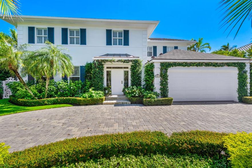 Step inside this inviting gem of a home located on the sought after north end of Palm Beach. This charming two story Bermuda style home boasts 3 bedrooms and 3 1/2 baths. The street also has a deeded day dock and a private cabana on the beach side. Only 3 houses from the ocean and in close proximity to all that Palm Beach has to offer.