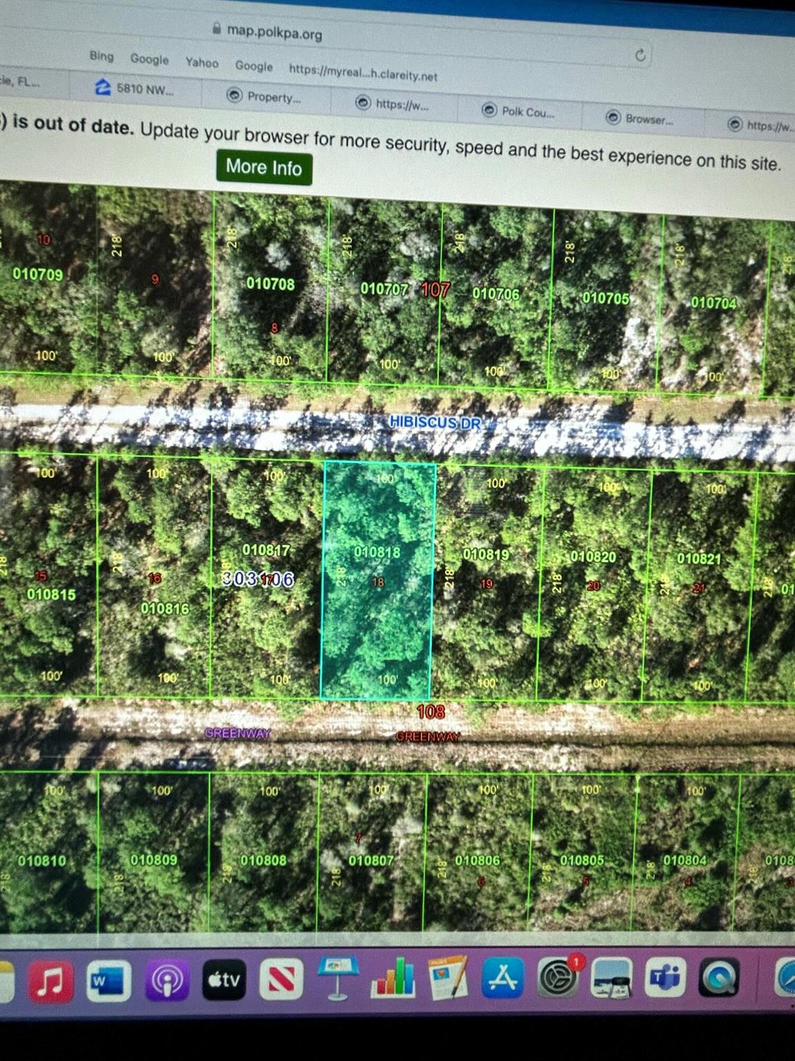 INDIAN LAKE ESTATES UNIT - Land