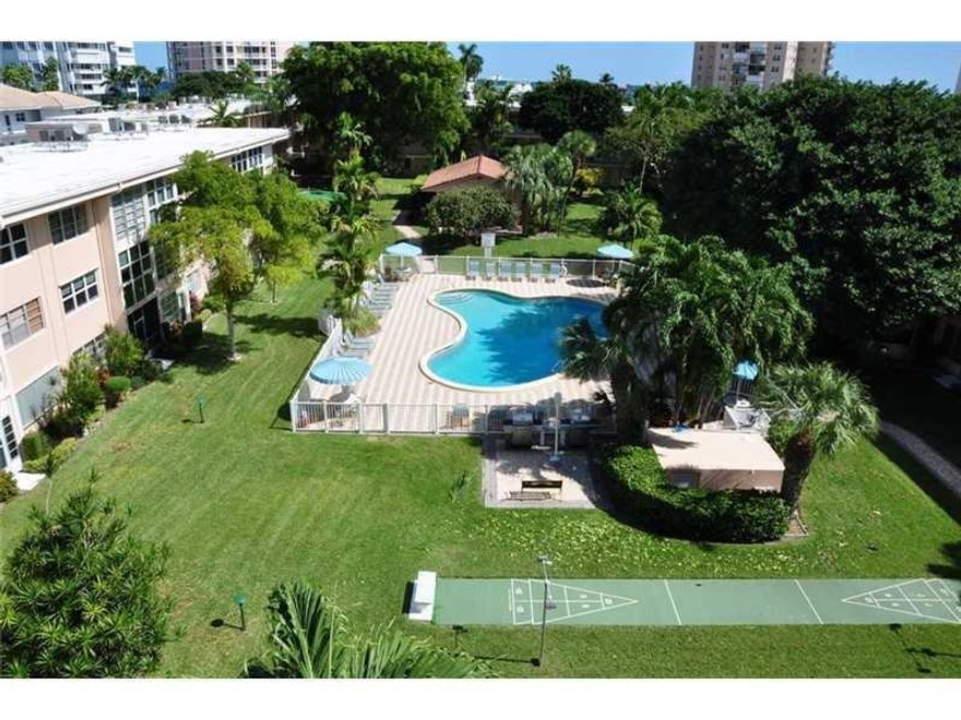 Great Location! With some updates and your own special touch you will have it all in desirable Lauderdale by the Sea! Amenities include private beach access, a beautiful pool and community dock. Dock available up to a 32' with no fixed bridges! This is a 1st floor 1BR 1.5 BA with a good floor plan and screened in patio with a pretty courtyard view. Parking space right outside your kitchen door & also a patio door leading right out to the pool! Enjoy the ocean, pool & waterway! No leasing first two years.