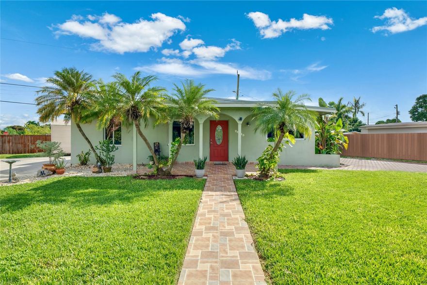 Walk into this no-HOA paradise and enjoy total freedom on an oversized 8,400-sq-ft corner lot with space for RVs, boats, trailers, and all your toys. A large fully enclosed structure valued at over $6,000 is included and can be used as a garage, workshop, storage area, home gym, hobby room, or small business space. The home features full impact windows, a paved driveway, and an automatic metal fence enclosing the entire property with multiple gated entrances. Inside you’ll find an updated kitchen with modern appliances, sleek cabinetry, and bright open living areas. The spacious yard provides endless potential for entertaining or future additions. Located near top schools, this property offers privacy and South Florida flexibility with no restrictions.