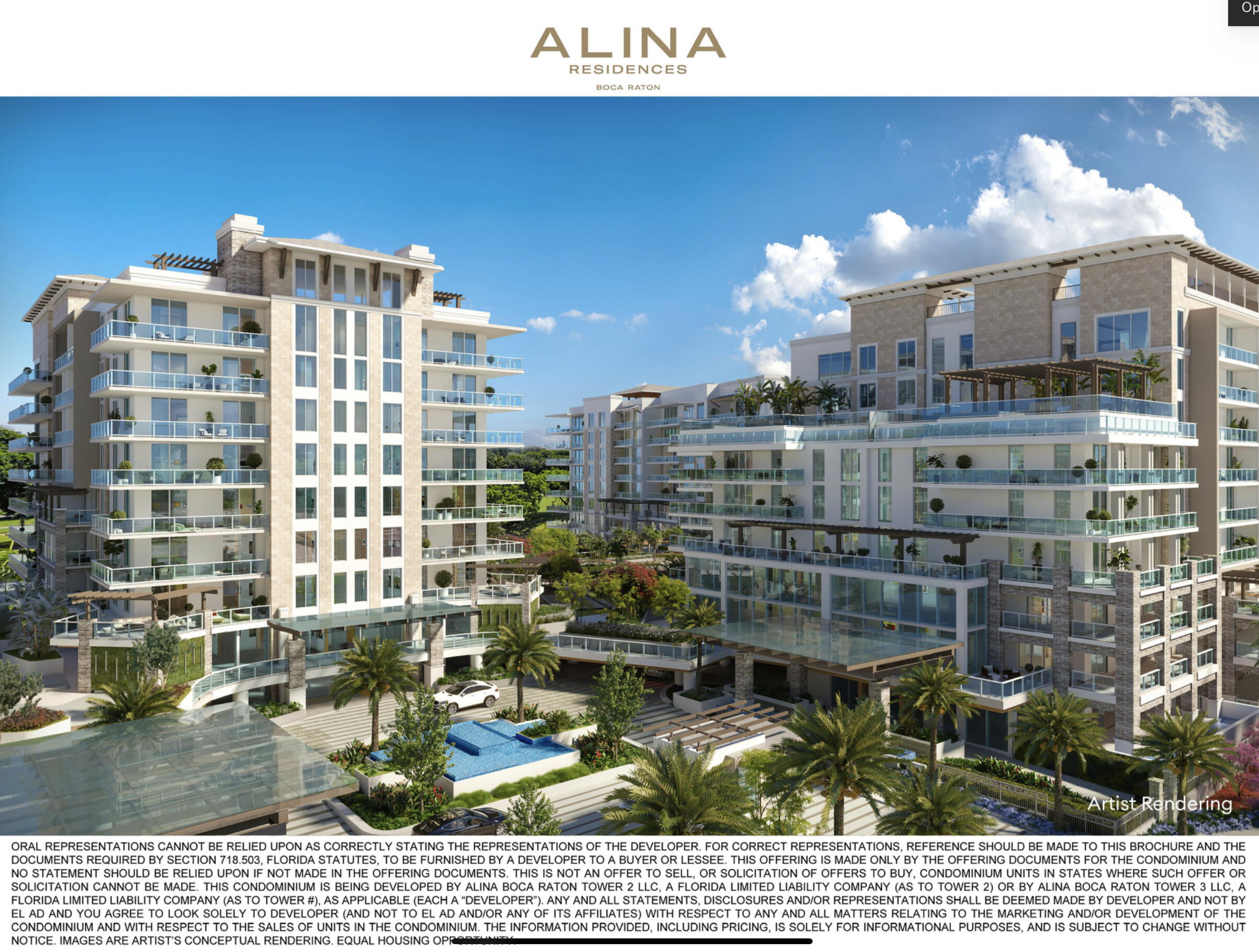 ALINA 210 BOCA RATON CONDO - Residential