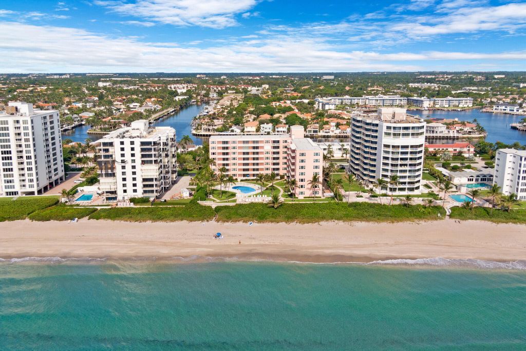 Photo of 2921 S Ocean Boulevard #406, Highland Beach, FL 33487 (MLS # R11087811)