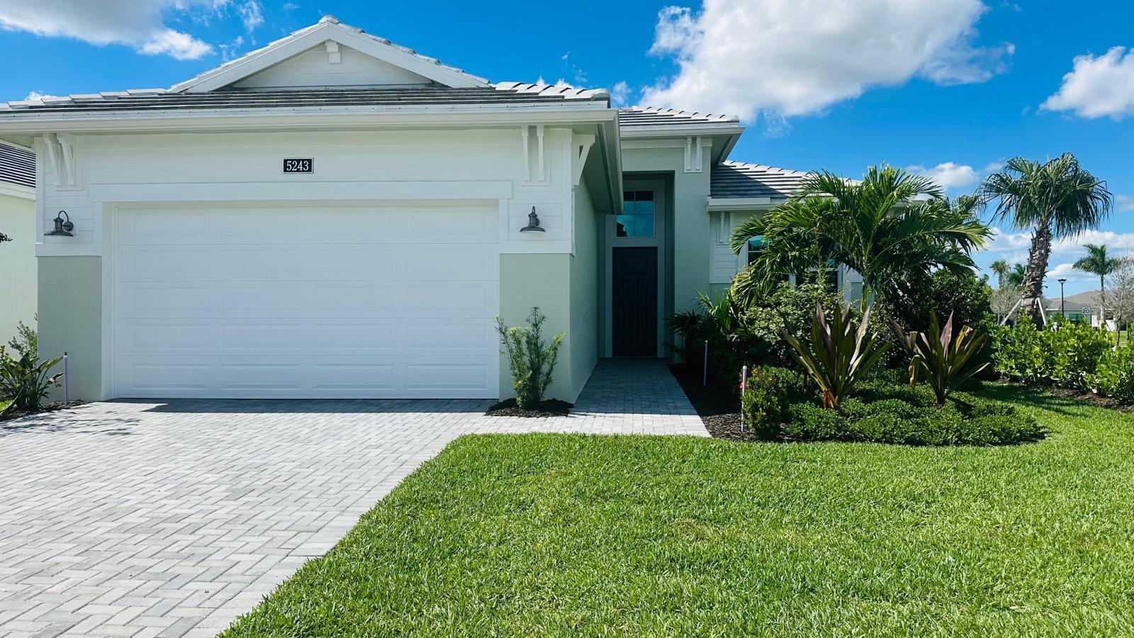 🌅 Live Every Day Like You're on Vacation! Welcome to Cresswind at Westlake.Why wait for a vacation when you can wake up to luxury, lake views, and resort-style living every single day? (LOW HOA!) Step right into this move-in ready newly Constructed CORNER home with breathtaking lake views and gorgeous sunsets. This modern farmhouse style residence seamlessly blends charm with luxurious finishes and an abundance of upgrades. Luxury meets lifestyle in this sophisticated, sun kiss living for those 55+ who are redefining what is means to be young, free, and fabulous.The Lila Model 3 /3 +FLEX/Office, 2,132 sq ft under air / 2,871 sq ft. Total. Open concept living & dining areas, with  a 2 car garage and a covered lanai overlooking the tranquil Lake on  Premium corner lot for added p