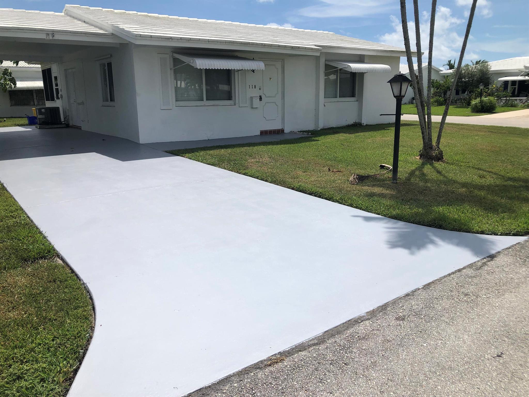 Freshly painted throughout. Enclosed patio and conveniently located near everything. Carport and storage area.