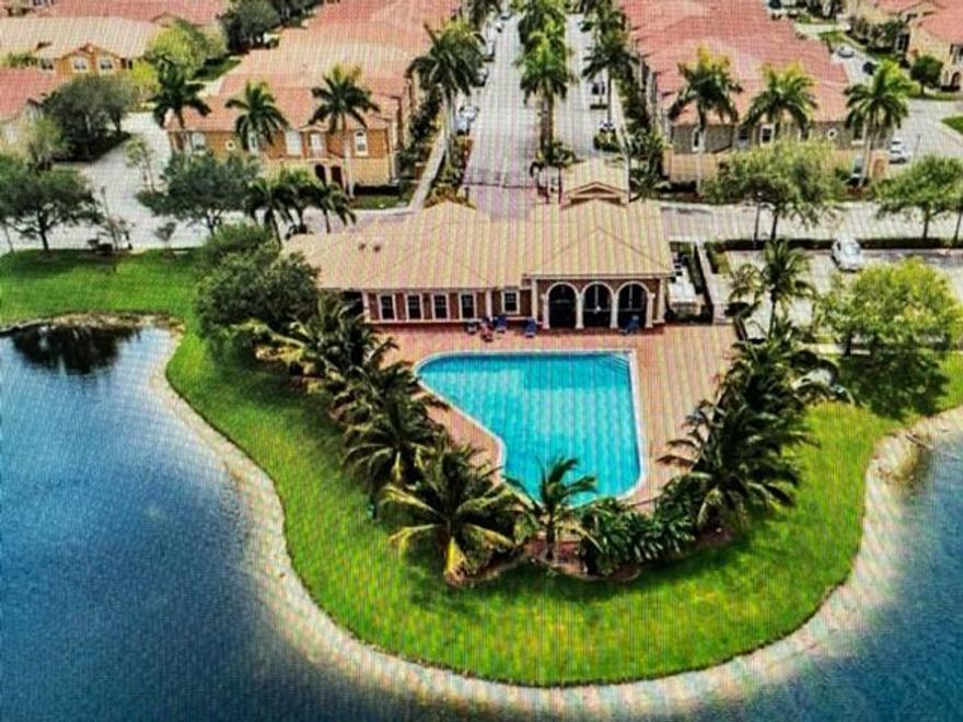 Beautiful 3 beds and 2.5 baths lakefront townhouse with 1 car garage. Overlooking the lake view in the backyard allows for a fence up with more privacy. Great location in a gated community, low HOA fee of $203, includes lakefront community pool, gym, and outside maintenance. Close to great schools and all the shopping. Move-in condition with new painting inside, granite countertop kitchen, and all new applicants. Brand new AC unit. Up-grade bathrooms with new cabinets.  Rarely corner lot with extra-large parking driveway. Hampton Hill management: 9547528119Property manager / Andrew Pollowitz : Andrew@unitedcommunity.netHampton Hill club house 9545829852
