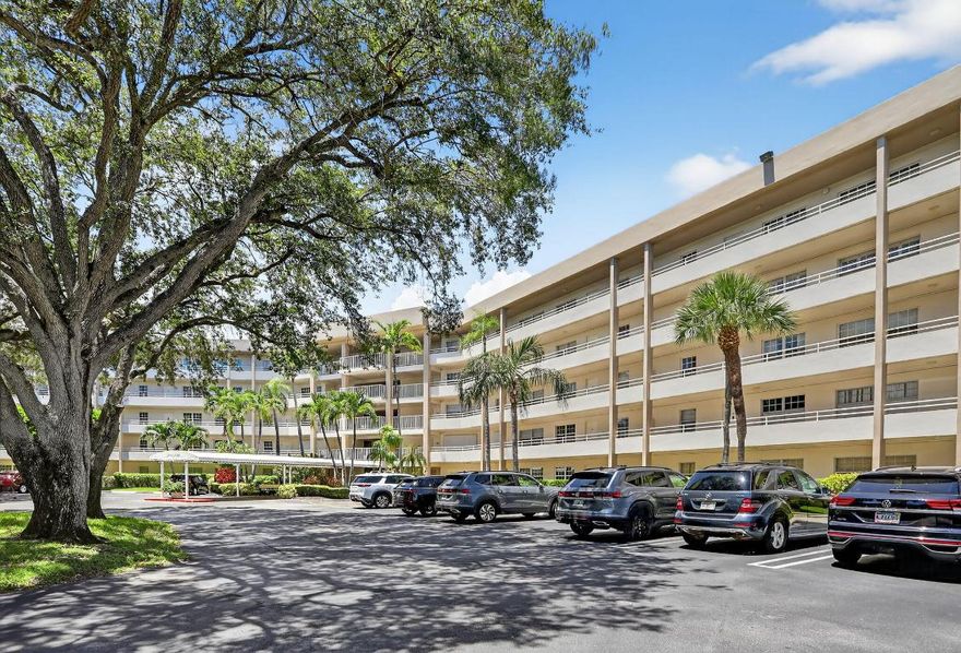 Wow!  You can own this condo in fabulous Palm-Aire community of Pompano Beach!  Relax and appreciate the picturesque golf course and beautiful landscape views from the large balcony of this elegant penthouse condo. Enjoy the flexibility of a 3BR/2BA or a 2BR/2BA plus Den.  This top floor home gets amazing natural light plus the building is located close to the community pool. Kitchen features great cabinet space, granite counters & new S/S appliances.  Additionally featured are 2 primary bedroom closets and laminate flooring throughout.  Palm Aire Country Club is situated close to Harrah's Casino, Topgolf, Publix, casual dining and shopping and even the TriRail/Brightline train station.  The community offers an exceptional lifestyle with golf, tennis, basketball and playground faciities.
