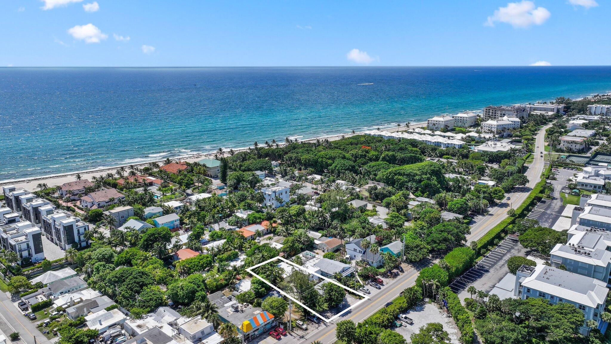 Exceptional opportunity awaits with 4617 AND 4621 N Ocean Blvd, two adjacent parcels located in one of the few zones east of A1A that permits daily rentals. Together, these properties comprise 9 total units and sit directly across from private beach access, ideal for a boutique vacation rental operation or portfolio expansion. Strategically positioned in a high-demand short-term rental corridor of Boynton Beach, these assets offer tremendous income potential with zero HOA restrictions. Whether you're looking to capitalize on seasonal cash flow or hold for future appreciation, this location delivers strong fundamentals: scarcity, zoning flexibility, and walkable beachfront appeal. Rare, zoned, income-producing coastal properties.