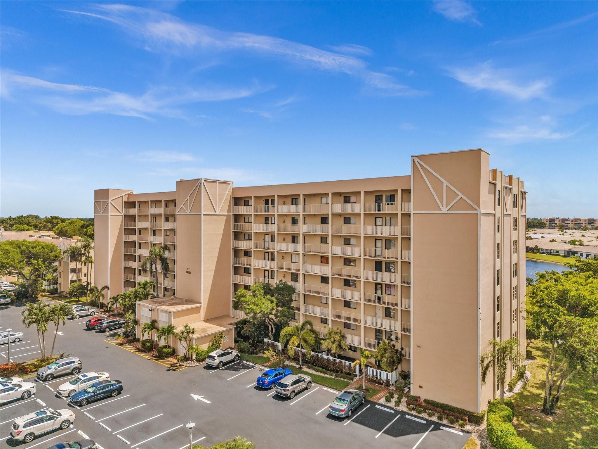 Lifestyle, location, and value! This spacious 2BR/2BA 1st-floor corner unit (1,230 SF) offers abundant natural light, excellent storage, and serene garden views. While ready for updating, the thoughtful floor plan provides comfort and potential to create your dream home. Located in Huntington Lakes, one of Delray’s most desirable communities, residents enjoy a newly renovated resort-style clubhouse with Olympic-sized pools, fitness center, theater, pickleball, tennis, and countless social activities. Centrally located near shopping, dining, and vibrant Atlantic Ave. This is a wonderful opportunity to make it your own!