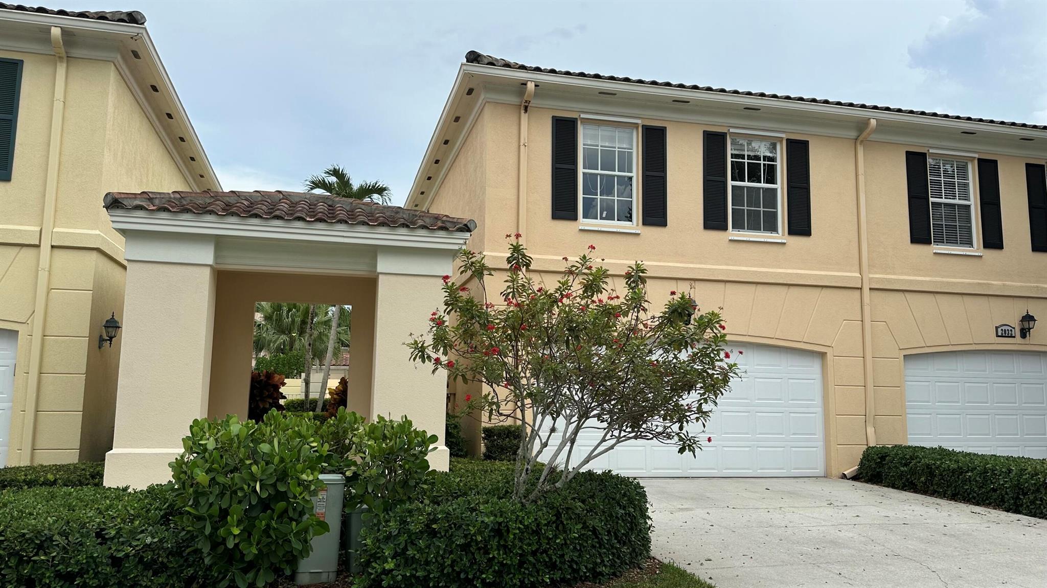 Amazing value for a three bedroom home in the prestigious community of RiverWalk! One large principal bedroom with large walk in closet, extra storage and en suite bathroom with walk in shower and double sinks. Two guest bedrooms (one with a walk in closet) share a good sized bathroom with bath/shower combo. Freshly painted in a modern gray tone and brand new luxury vinyl wide planked flooring on the upper level and staircase, tiled flooring on the ground level. This property boasts a huge open patio, completely enclosed and perfect for outdoor entertaining. New stainless kitchen appliances. High speed internet and cable is included in the rent, plus use of the wonderful amenities available at the RiverWalk Town Center.