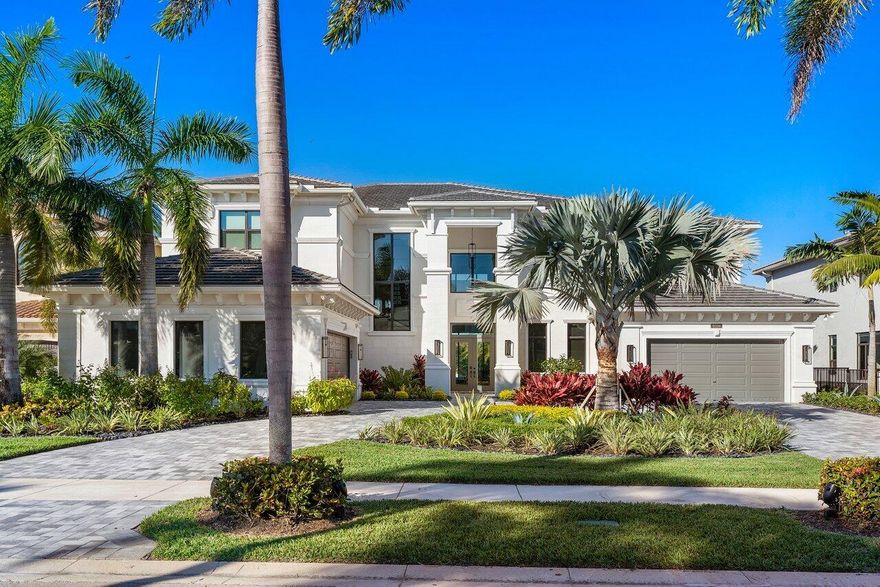 Nestled in a quiet cul-de-sac, with no rear neighbors, this complete Smart home w/elevator is a peaceful retreat. As you enter, you'll be immediately struck by the custom designer finishes and architectural attention to every detail.The open floor plan allows for easy flow between the club room, formal living area, family room, dining room, and kitchen, making it perfect for hosting large events, or intimate gatherings.The gourmet kitchen is a chef's dream, with Wolf/Sub-Zero appliances, 6-burner natural gas stove, double Miele dishwashers, Caesarstone countertops, custom backsplash, double stacked cabinets and an oversized center island.Work by day with a dedicated Office, and relax by night in the Club Room, w/ floor to ceiling windows,120'' Laser TV, full wet bar, and chic Billiard room