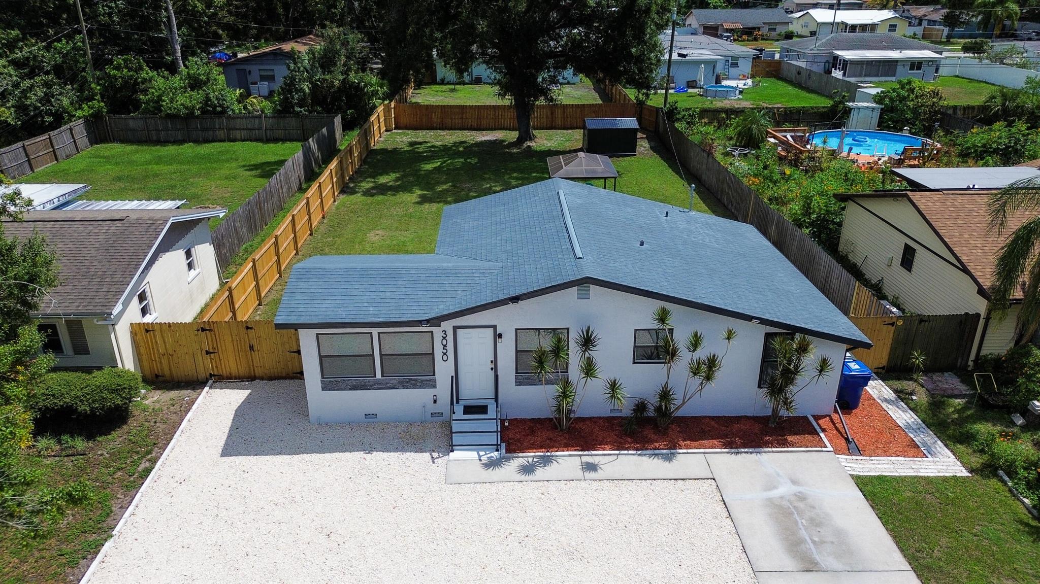 Move-In Ready & Fully Renovated!Beautifully updated 3BR/1BA house in a quiet NON-HOA community. Features :Recent upgrades include: new roof (2020), Brand-New central AC (2025), energy-efficient windows & doors(2025), fresh interior/exterior paint, luxury laminate flooring, and fully renovated kitchen with high-end appliances (2025).Whether you're looking for your first home or a part-time getaway that pays for itself, this place brings the vibes and the value. Inside, you'll find a bright, open-concept layout with brand-new luxury vinyl flooring, fresh paint, a remodeled bathroom, and a sleek kitchen featuring stainless steel appliances. Translation: zero renovations needed -- just move in and enjoy your life.