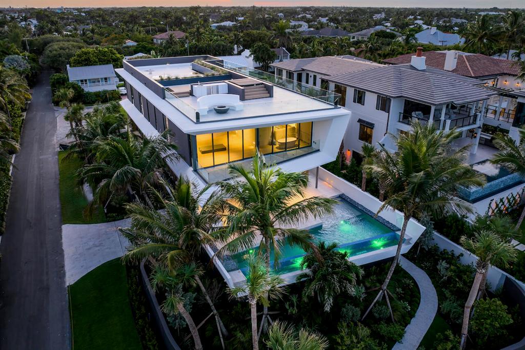 Developed and built by Delray Beach based Azure Development.