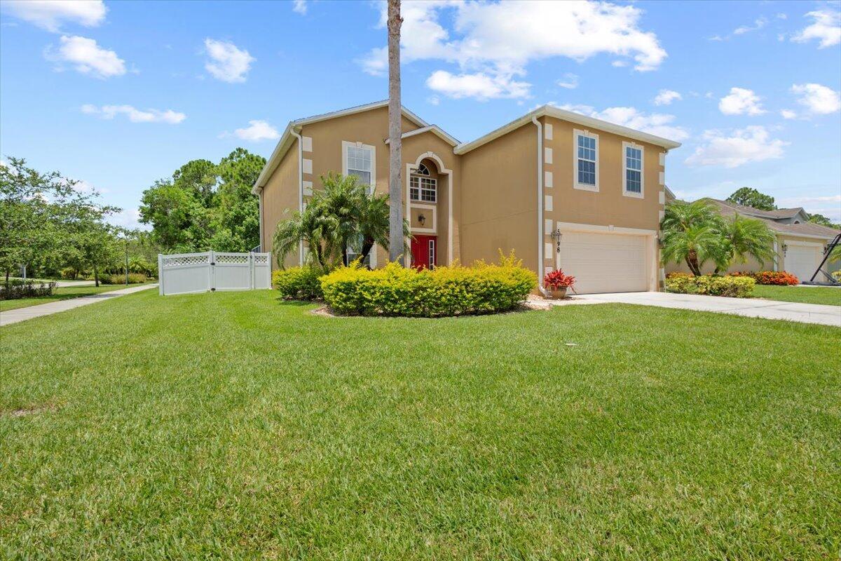 Spacious 4-bedroom, 2.5-bath home, den with over 2,800 sq ft of living space. Solar-heated pool and screened lanai with lifetime warranty epoxy flooring--perfect for outdoor living. The kitchen features granite countertops, stainless steel appliances, two pantries, and a island overlooking the eat-in area and family room. Bedrooms are located upstairs along with an 11x13 loft. Two A/C units, 2016 water heater, and a brand-new pool pump. Ideal blend of comfort, space, and functionality. Within minutes of I-95, shopping, restruants, schools and the local beaches.