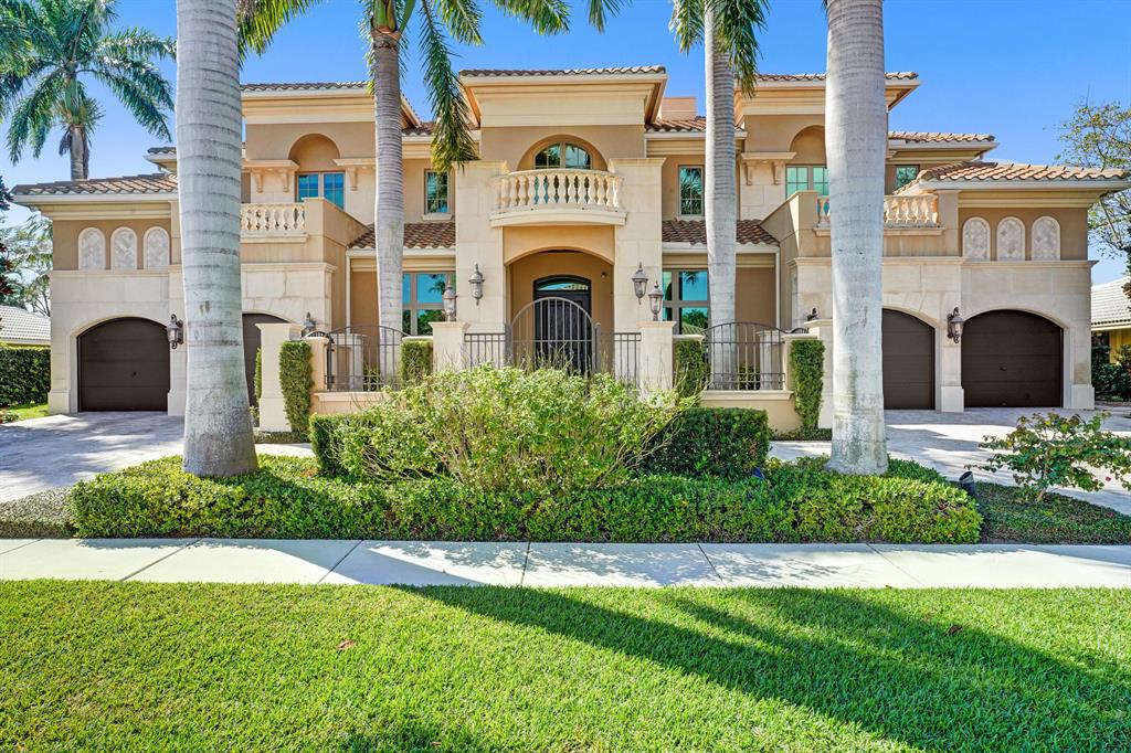 This turn key, custom-built, luxurious home has direct views of the beautiful Delaire Country Club golf course. The property boasts 2 master suits on the ground floor and an office with wine room, plus 3 additional, oversized bedroom suits on the second floor. The elegant, contemporary kitchen, family room, bar and living room as well as the spacious covered patio with electric screen and summer kitchen are the perfect space for entertaining. The home has an elevator, generator, 40+ foot ceilings and more than usual storage. Delaire is a mandatory membership club, $90,000 initiation fee, approx. $36,500 annual fees. Homes are surrounded by the new 27 hole, championship, no tee time golf course. New clubhouse with exquisite restaurant, bar, 8 Tennis courts, pool, gym, pickle ball and more.