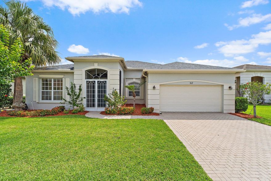 Located in the gated community of Lake Forest, this beautifully maintained 3-bedroom, 2-bathroom home with a 2-car garage offers comfort, convenience, and serene lake views in the heart of St. Lucie West. The inviting floor plan features spacious living areas, abundant natural light, and a seamless flow perfect for everyday living and entertaining. Enjoy peaceful water views from the comfort of your home while being just minutes from shopping, dining, golf, Mets spring training, I-95, and top local amenities. Residents of Lake Forest enjoy beautifully maintained grounds, a clubhouse, fitness center, pool, and more. Whether you're looking for a full-time residence or seasonal retreat, this home combines lifestyle, scenery, and location in one of St. Lucie West's most desirable communities.