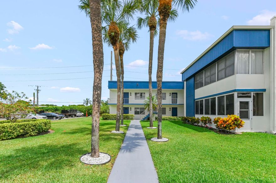 Completely updated 2nd floor condo in desirable Kings Point! This move-in ready residence features a beautifully renovated kitchen with modern cabinetry and countertops, updated bathrooms, upgraded flooring, and a bright open layout. Enjoy peaceful garden views from the enclosed patio, perfect for relaxing year-round. Convenient location close to parking and community amenities. Kings Point offers resort-style living with clubhouses, indoor & outdoor pools, fitness center, golf, tennis, pickleball, theater, courtesy bus service, and countless social activities. Prime Delray Beach location near shopping, dining, and beaches.