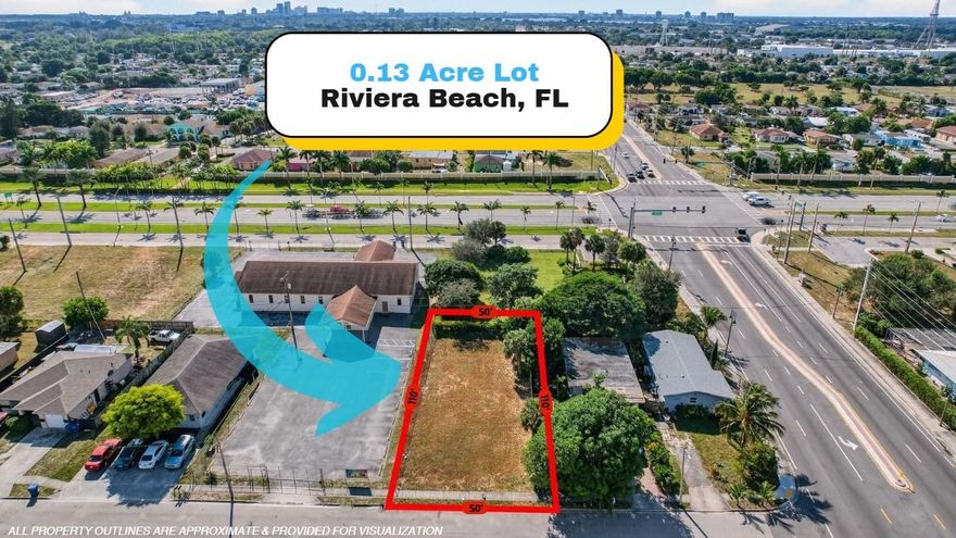 SELLER FINANCING AVAILABLE! 0.13-acre lot located in Riviera Beach. No HOA and no deed restrictions, offering flexibility for future plans Boundary survey and environmental report are available for buyer review. Conveniently located minutes from Lincoln Elementary School and Wawa, with easy access to nearby amenities and major roadways. Buyer to verify all zoning, land use, and building requirements.
