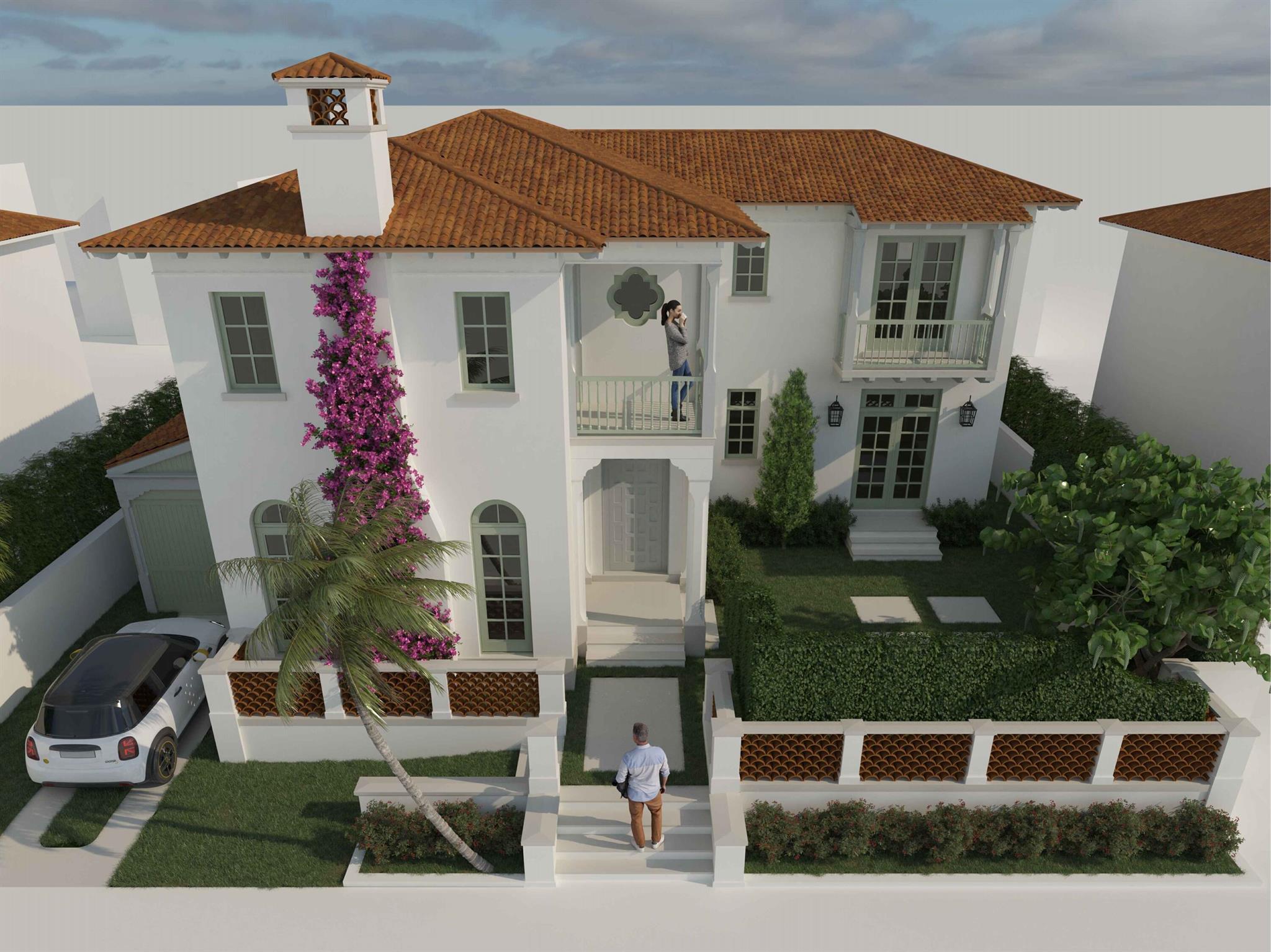 Brand new, under construction home with time to customize! This beautiful Contemporary Mediterranean was designed by StudioSR Architecture and Design and features 4 bedrooms, 4 full bathrooms, and 1 powder room. Fantastic In-Town location close to great dining and shopping. Conveniently situated just one block from the Lake Trail and the beach.