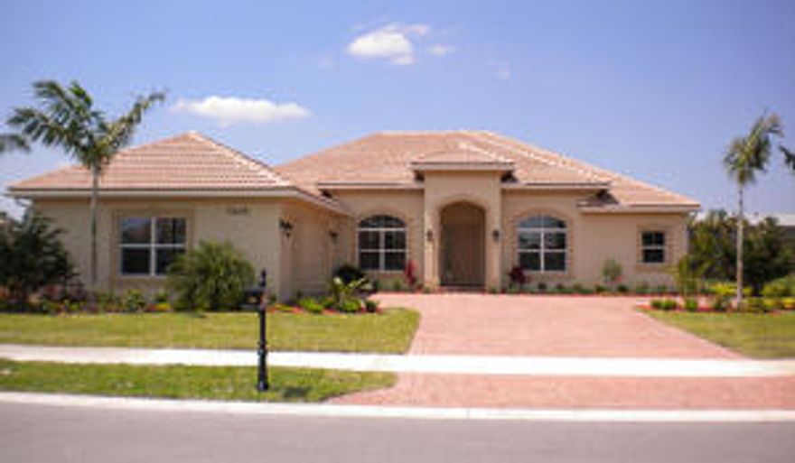 Brand new Kolter home with builder's warranty.  Tres Belle is a prestigious, gated community featuring half acre home sites with natural gas, large yards and three car garages.  Bordeaux model with custom designed pool and raised spa.  Desirable Great Room layout featuring triple sliding glass doors leading to a large covered lanai.  Dramatic recessed ceiling details at Great Room, Master Suite, Foyer and Dining Room. Designer selections include 20" floor tile set on the diagonal, decorator color scheme, wide baseboards and door casings and stately 8' high doors.  Kitchen features raised panel wood cabinetry with glazing details, granite countertops and stainless appliances.  Three-car side loading garage. Home site is professionally landscaped with sod, plants and trees.