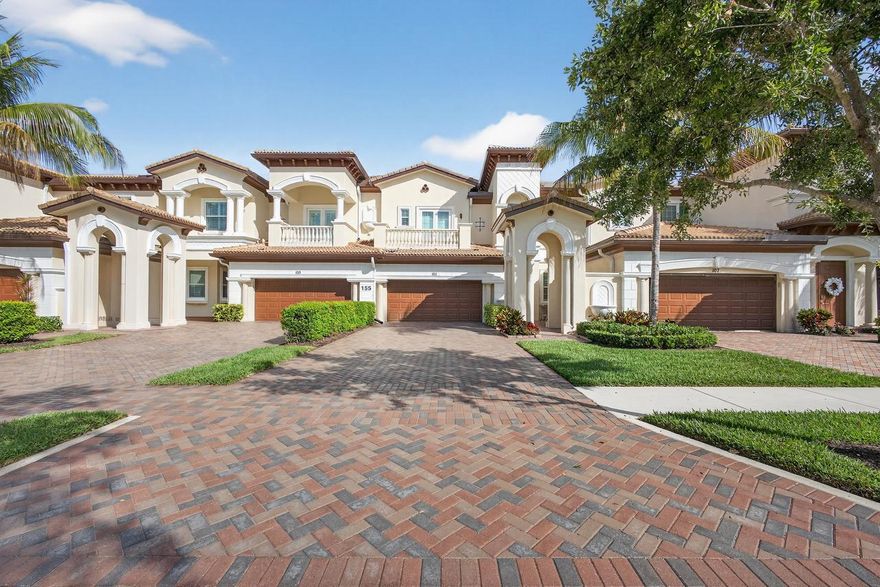 Welcome to an exceptional opportunity to own a beautifully updated waterfront, 3-bedroom, 2 1/2 bathroom first-floor residence in the prestigious Jupiter Country Club—one of the most sought-after luxury communities in Palm Beach County. Perfectly positioned within this exclusive enclave, this rare one-level condominium offers the ideal blend of sophistication, comfort, and effortless Florida living.  From the moment you enter, you are greeted by an open and spacious floor plan designed for both relaxed everyday living and elegant entertaining. The residence has been thoughtfully updated throughout, showcasing high-quality finishes, modern design elements, and meticulous attention to detail. Natural light fills the interior, enhancing the home's warm and inviting atmosphere. The living and dining areas, with sweeping water views, flow seamlessly into one another, creating an expansive space that opens onto a private outdoor setting. Large sliding glass doors invite the outdoors in, leading to a covered patio where you can unwind and take in the tranquil surroundings. This premium location offers serene lake views paired with sweeping vistas of the 8th hole, delivering a picturesque backdrop that changes beautifully throughout the day. Whether enjoying a quiet morning coffee or hosting guests for sunset cocktails, the setting is both peaceful and impressive. The kitchen is equally well-appointed, featuring updated finishes and ample space for both functionality and style. Designed to accommodate today's lifestyle, it offers plenty of storage and workspace, making it as practical as it is visually appealing. The open-concept layout ensures the kitchen remains connected to the main living areas, perfect for entertaining and everyday convenience. The primary suite is a true retreat, offering generous proportions, abundant natural light, and a serene ambiance. The en-suite bathroom has been tastefully updated, providing a spa-like experience with modern fixtures and finishes. Two additional bedrooms offer flexibility for guests, a home office, or a den, making this residence ideal for both full-time living and seasonal use. The second bathroom is equally well-maintained and thoughtfully designed to serve both guests and residents with ease. One of the most compelling aspects of this home is its first-floor location. With no stairs and easy access, it provides a level of convenience and accessibility that is increasingly difficult to find—especially in a 3-bedroom layout. In fact, first-floor three-bedroom residences within Jupiter Country Club are exceptionally rare, making this offering particularly valuable and highly desirable. Beyond the home itself, residents of Jupiter Country Club enjoy a lifestyle defined by luxury and leisure. The community is known for its world-class amenities, beautifully maintained grounds, and a vibrant yet private atmosphere. Whether you are an avid golfer, a social enthusiast, or simply someone who appreciates a beautifully curated environment, this community offers something for everyone. This residence has been meticulously maintained and is truly move-in ready, allowing the next owner to immediately begin enjoying all that it has to offer. Every detail has been considered to create a home that is both stylish and functional, with a timeless appeal that will resonate with a wide range of buyers. Whether you are searching for a primary residence, a seasonal retreat, or an investment in one of South Florida's premier communities, this property represents an outstanding opportunity. The combination of its rare first-floor layout, three-bedroom configuration, updated condition, and stunning views sets it apart from the competition. Offered for sale and ready for immediate enjoyment, this is a unique chance to secure a coveted piece of real estate within Jupiter Country Club. Opportunities like this do not come along often—especially in such a prime location with such desirable features. Experience the best of Florida country club living in a home that truly has it all