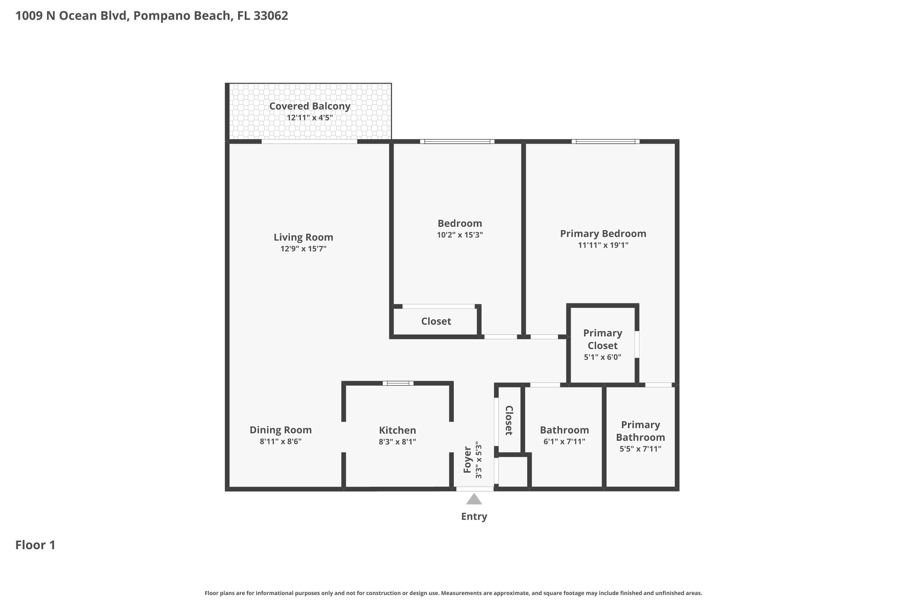 TRADEWINDS OF POMPANO CONDO - Residential Lease