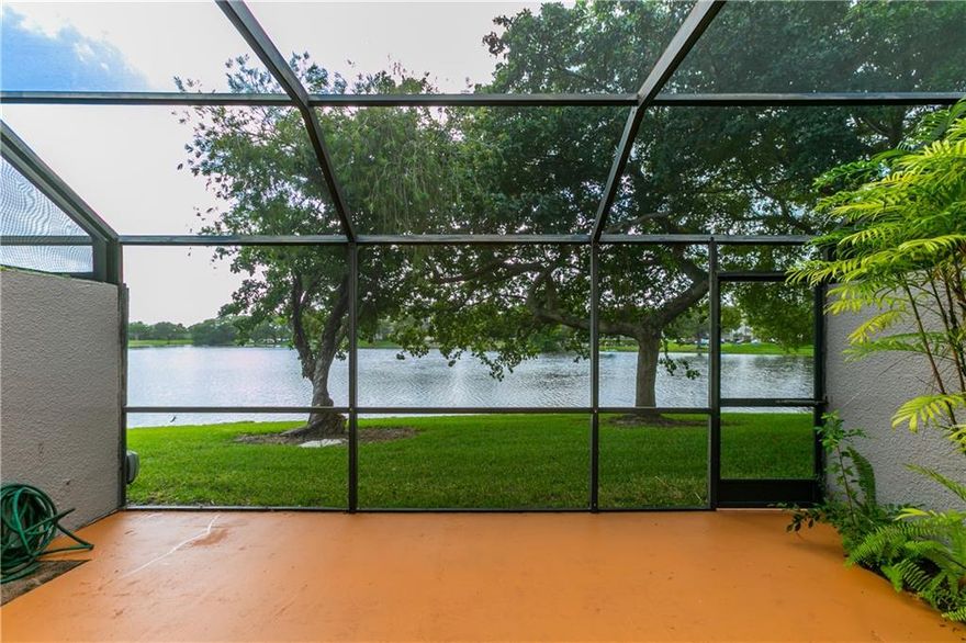 SPECTACULAR LAKEVIEWS FROM THIS 3 BEDROOM 2 BATH TOWNHOME IN DESIRABLE VILLAS LAKES*UPDATED KITCHEN WITH GRANITE COUNTER TOPS*LARGE MASTER SUITE WITH UPDATED BATH*1 BEDROOM AND FULL BATH ON 1ST FLOOR*FRESHLY PAINTED THRU OUT*NO POPRCCORN CEILINGS*