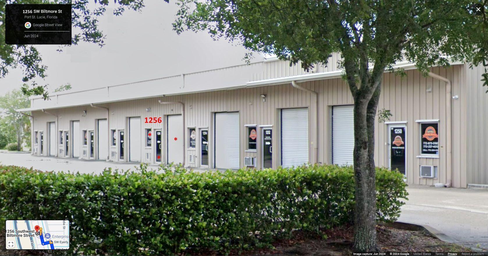 Fantastic Investment Opportunity!! Large, Currently Leased 1,225 Sf Unit with DOUBLE STREET ACCESS! between Biltmore and Macedo. Built 2006. VERY Well Maintained 8-Unit Concrete Base Metal Building. Ample Parking. Tractor Trailer Ingress & Egress. Roll-Up Door Warehouse unit with Separate Walk-In Office Entrance. Spacious Restroom. 18 Ft High Ceilings can accommodate Loft Areas. Entire Flooring is Fully Tiled. Warehouse walls Have Easy Maintenance Wipe-Clean Panels. Insulated ceiling. 40X25 Air-Conditioned Flex-Use Unit in Excellent Location - Biltmore Commercial Industrial District. Already under an Existing 2-Year Tenant Lease.