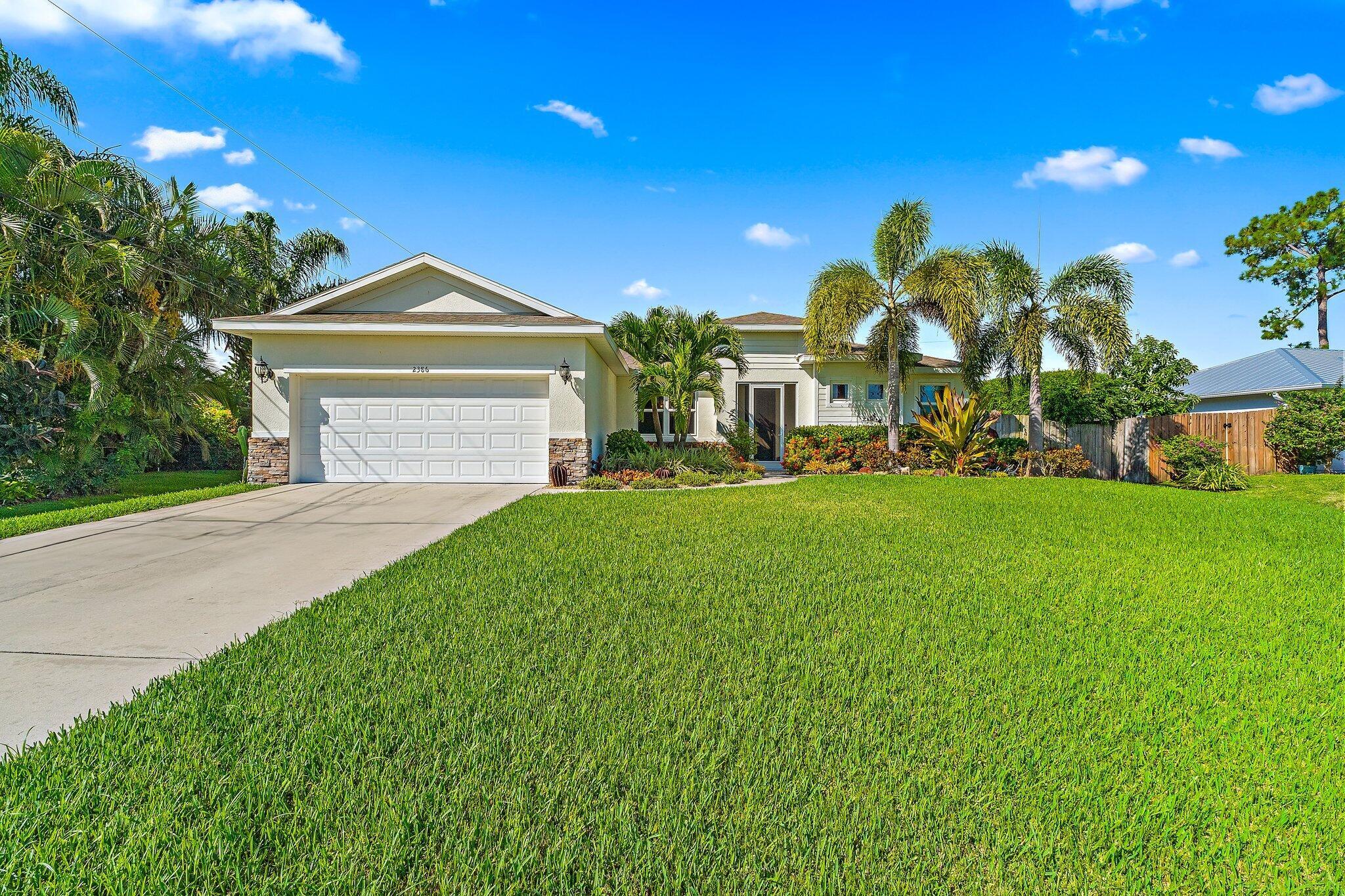 Welcome Home! Beautiful CBS Pool Home NEWLY built in 2019! Move in Ready & upgraded through-out with New Custom Salt Water Heated Pool, Newly installed IMPACT WINDOWS & DOORS, GENERAC WHOLE HOUSE GENERATOR & 500 gallon propane tank. Stunning Wood Tile Flooring in Main Living Areas, 8 ft Doors & Upgraded 5 1/4'' Baseboards. The heart of the home features a Gorgeous Granite Kitchen with huge Island, 42'' Custom Cabinetry w/crown molding detail, soft close drawers, spacious pantry & upgraded S/S appliances. Great Open Floorplan with plenty of space to Entertain Family & Friends. Enjoy Tropical outdoor living with the newly built custom Pool with huge covered & Screened Lanai, oversized fenced rear yard & tropical landscape. Beautiful curb appeal will welcome your guests w/ decorative stacked