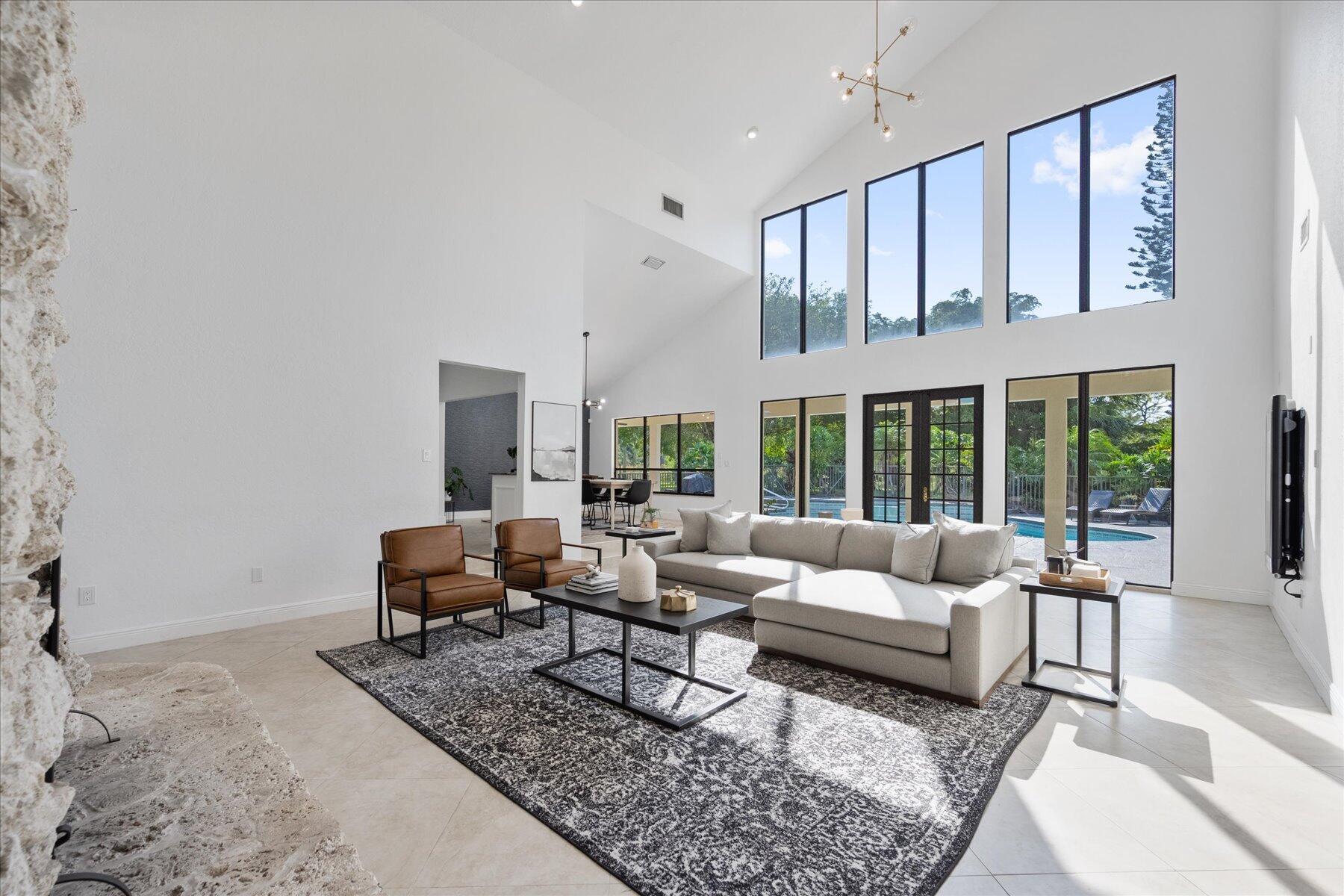 This beautiful home is available for seasonal occupancy! Close proximity to Southern Blvd. and to Wellington's equestrian venues allows for optimal convenience while the 1+ acre lot offers space and privacy. Fully furnished and turn-key with an updated interior and furnishings. Light, bright, and an abundance of space.