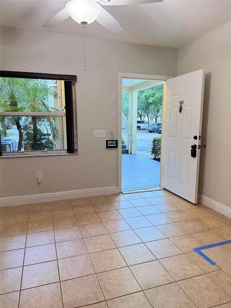 Fantastic Condo apartment in the hearth of Coral Springs. Gorgeous updated 3 Bedroom 2 Bath located on the 1st floor. You'll love the stylish kitchen with a stainless-steel appliances & new full size washer & dryer. The tile flooring runs throughout the main living areas, while the bedrooms offer cozy laminated wood floors. The spacious master suite includes a large bathroom with dual sinks & a walk-In closet. Step outside to your private patio or enjoy a refreshing swim in the sparkling community pool. This home has it all- A must see!