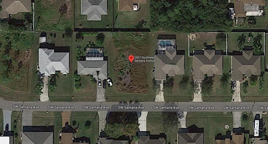 ***Vacant lot ready to build your dream home located next to I-95  and Tradition***