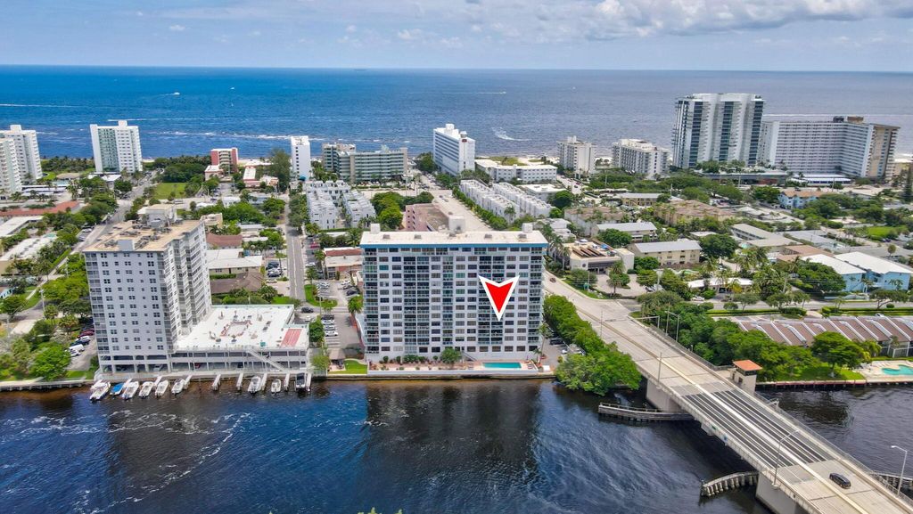 Photo of 1401 N Riverside Drive #502, Pompano Beach, FL 33062 (MLS # R11088820)