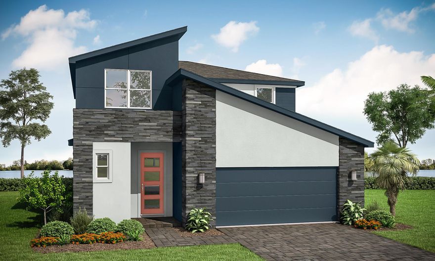 If you are looking for the perfect two-story home with a first floor owner's suite then look no further than the Danbury. This popular 2,691 sq. ft. floorplan has the perfect amount of open space in the gathering, kitchen, and dining area to make the home feel spacious, yet comfortable. The first floor owner's suite is situated with two sizable walk-in closets and luxurious owner's bath. An impressive laundry room off the kitchen provides added convenience to this plan. Step upstairs to a loft perfect for entertaining space for the kids and secondary baths equipped with impressive walk-in closets.