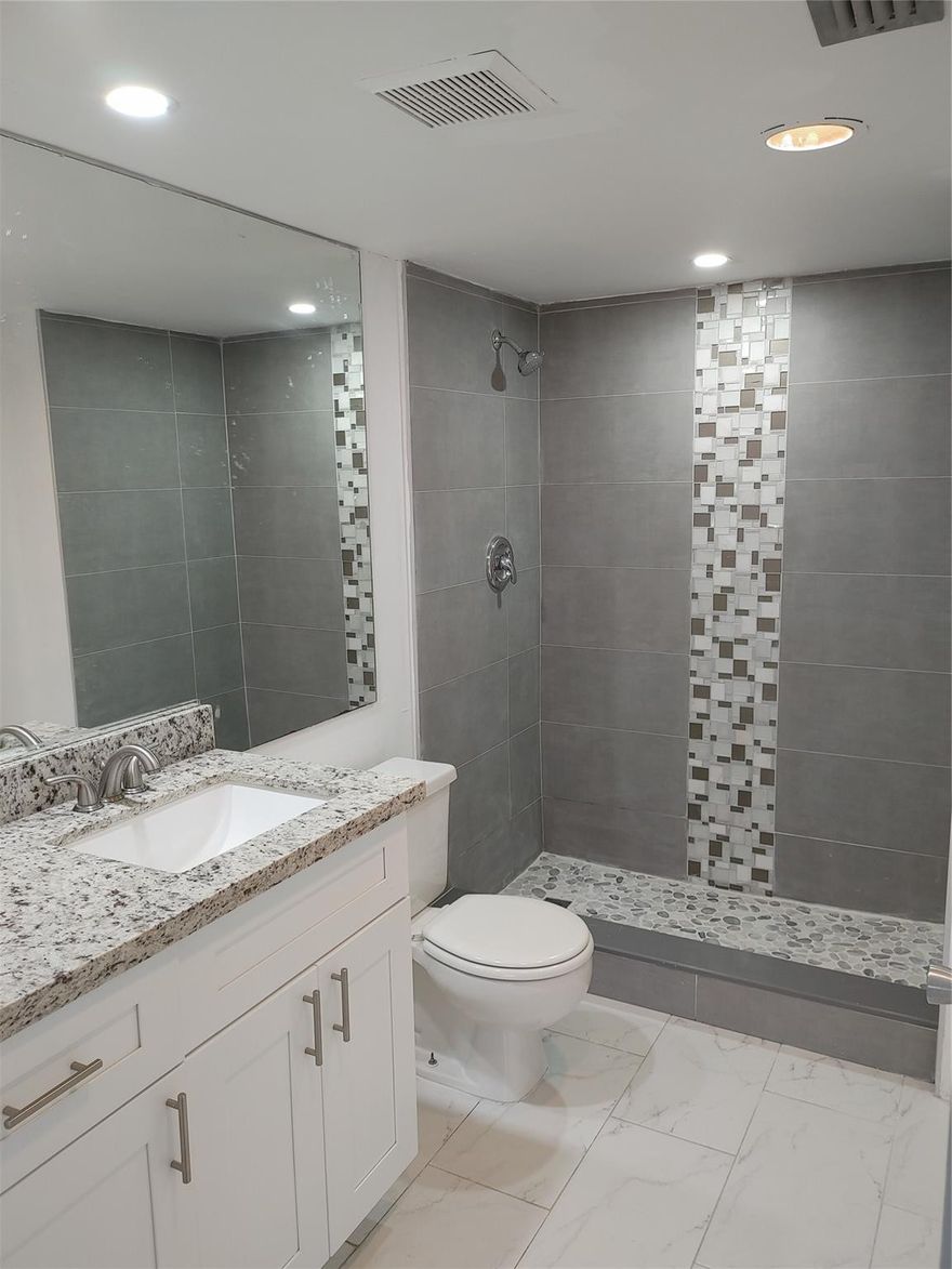Spacious 1 bed, 1.5 bath condo in desirable Century Village Pembroke Pines. This 1,045 sq ft residence offers a comfortable layout, bright living area, tile flooring, enclosed balcony space, in-unit laundry, and a functional kitchen with updated appliances. Enjoy resort-style amenities including clubhouse, pools, fitness center, theater, tennis, golf, billiards, shuttle service, security, and more. Conveniently located near shopping, dining, medical facilities, and major roads. Great opportunity for a primary residence, seasonal home, or low-maintenance South Florida lifestyle. Association approval required. Buyer to verify all HOA fees, rules, restrictions, and included services.