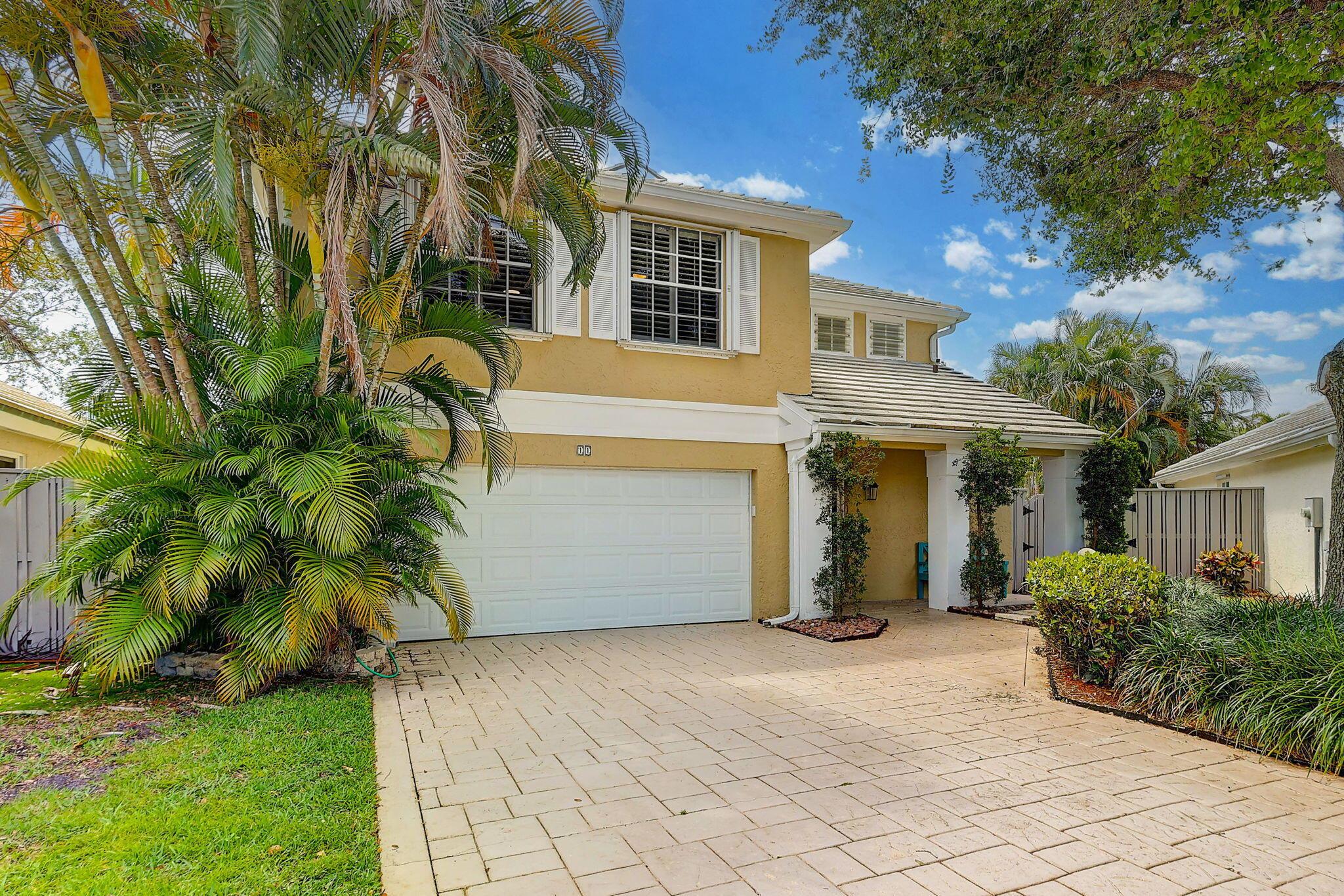 Availability: off season at $3500/month. Season 2025: $8000/month, min 90 days. Crown moldings, volume ceilings, lots of natural light, huge yard for entertaining, and beautiful furnishings make this 2 car garage home an ideal summer rental. Only steps away from the community pool, this home has everything needed for a comfortable stay in the heart of Palm Beach Gardens. Hurricane impact windows and plantation shutters all throughout give both peace of mind and a cozy comfort.