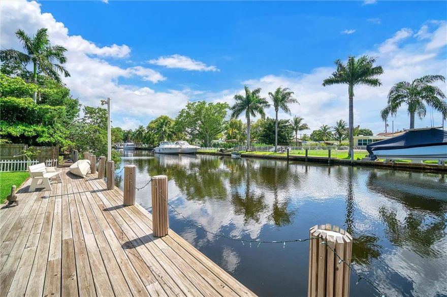 HANDYMAN SPECIAL WITH DIRECT OCEAN ACCESS!!! This South Florida 65 FEET WATERFRONT paradise with a private dock and electric is calling your name! 3 bedrooms, 2 bath home+Fl room+large covered screen porch+1car garage & 4 extra parking spots.  is located in Davis Isle NEIGHBORHOOD. Relax and enjoy the gorgeous sunsets over the water views. Lots of room for a pool, pets & little ones to run around in the fence backyard. *Impact windows/doors, new flat roof, AC 2016, electric panel 5 yrs. Just 5 minutes away from the I-95,595, Turnpike, FTL Intl Airport. 10 min from Las Olas, Broward Mall, world famous Hardrock Casino Hotel, lots of dining, & more! about 15 min from Dania Beach Pier. *NO HOA* perfect for AIRBNB/VRBO investment, or to re-model the property to the interior of your dreams.