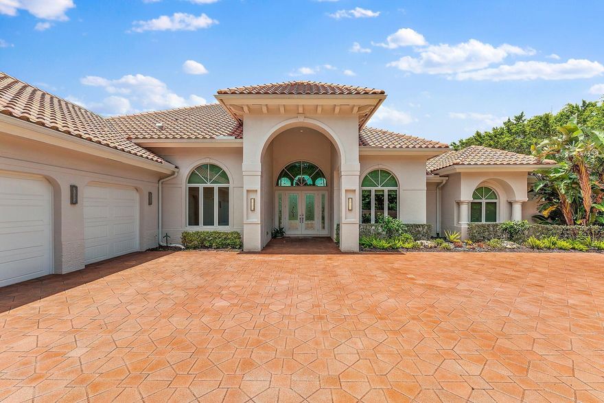 This 6 bedroom 8.5 bath custom designed home was completely recreated from the ground up in 2020 And ready for the most fastidious new owner. It is situated on Frenchmans Creek's most prestigious street for boaters, with great views down the waterway.....See supplemental remarks for full details.