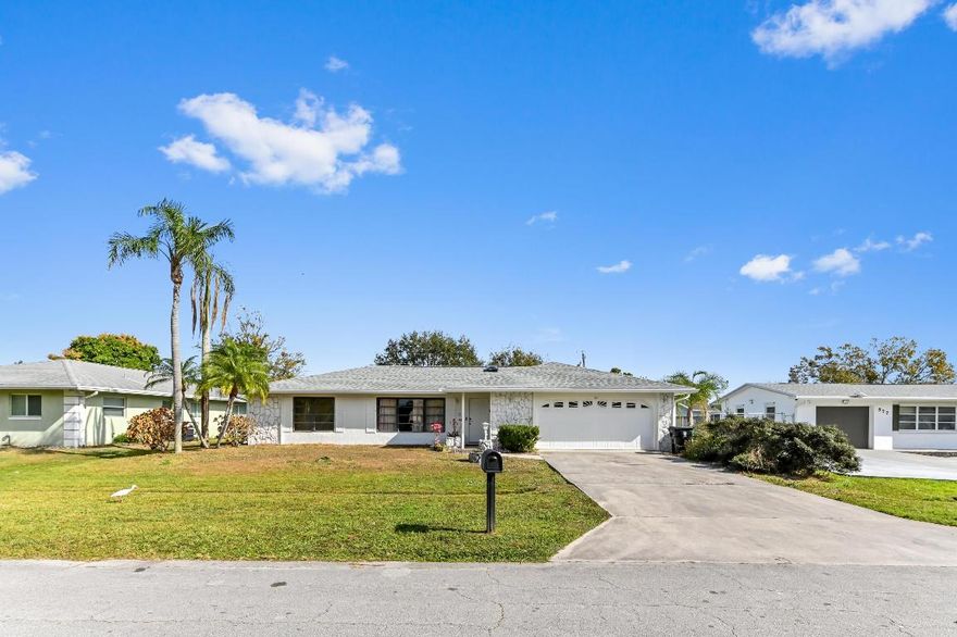 Welcome to this beautifully renovated 1-story home in Port Saint Lucie with NO HOA!  This home offers 1,980 sq ft of living space with 2 bedrooms and 2 bathrooms, combining comfort, functionality, and style.

The eat-in kitchen features appliances and a pass-through to the family room, creating a seamless flow for daily living and entertaining. Open patio overlooks a spacious backyard with plenty of room for a future pool.
Close to shops and dining 
Additional highlights include a 2-car attached garage plus two extra driveway parking spaces for guests. Recent upgrades include:

2025: Water heater, washer & dryer, baseboards, light fixtures, and ceiling fans
2026: New flooring, refrigerator, updated kitchen and appliances, remodeled bathrooms, landscaping, patio improvements, garage updates, interior & exterior paint, and a French door in the master bedroom

This move-in-ready home perfectly blends modern updates with functional living in a desirable location, making it a must-see!