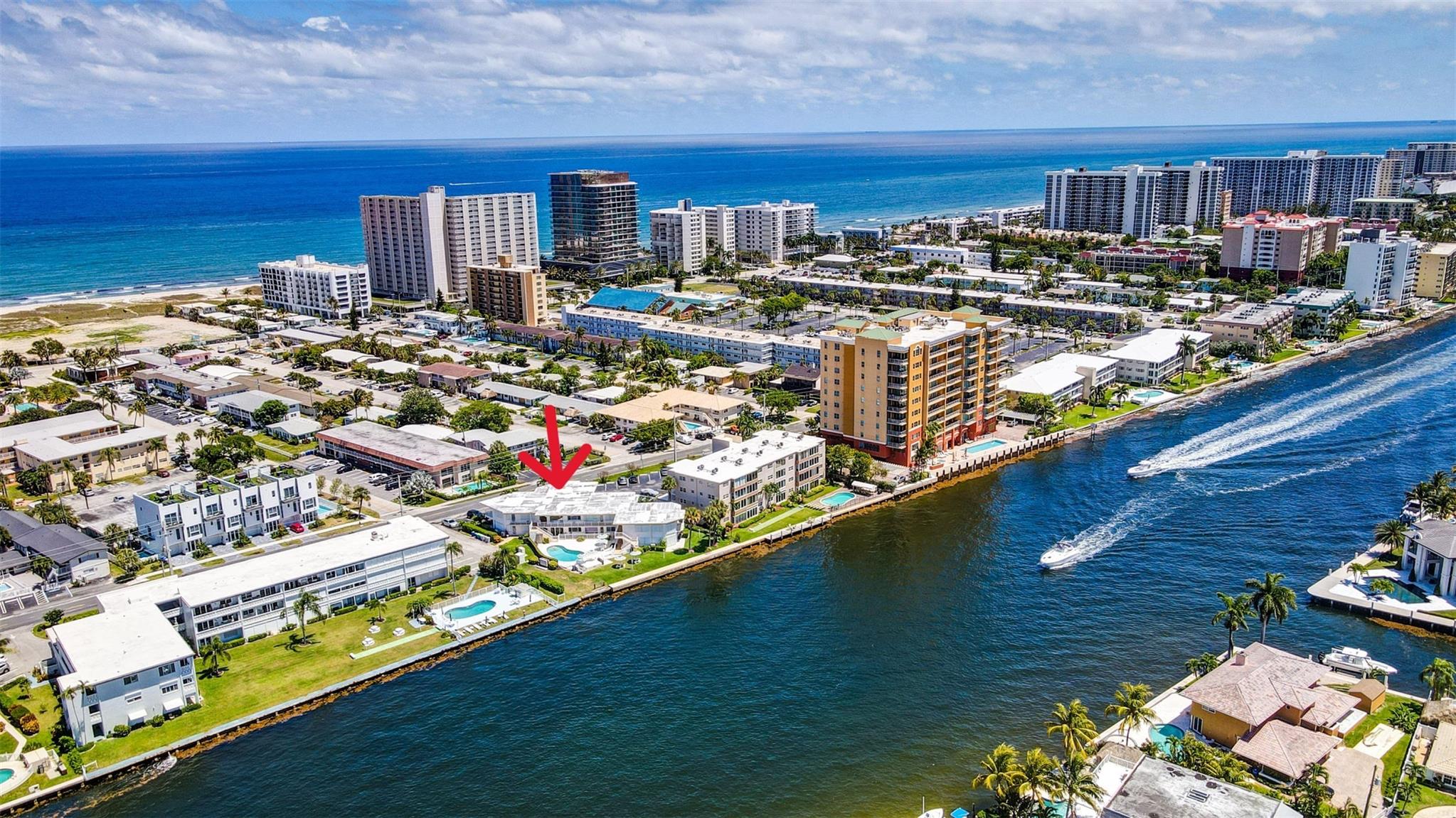 *Available from Jan 21st, 2026 to Apr 21st, 2026* Seasonal retreat by the Intracoastal and within walking distance to the beach! Second floor spacious 1-bedroom, 1-bath plus den features central AC, tile floors, a spacious kitchen, a screened-in balcony, and hurricane protection throughout. Water and internet included. Enjoy amenities like a pool overlooking the Intracoastal, a BBQ area, and a laundry room. Just 2 blocks from the ocean and beach access, and conveniently close to shopping and restaurants. No pets allowed.