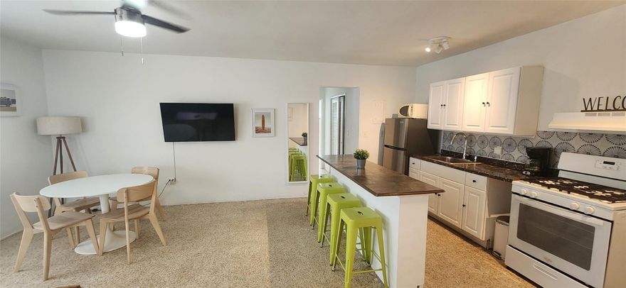 FULLY FURNISHED - NO SHORT-TERM Rentals - PAY ONLY 2 MONTHS TO MOVE IN, and spread the 3rd month over 6 payments! Beautiful rental unit just 1 block from beaches, restaurants and all the greatest Normandy Island Vibes! Don't miss this wonderful opportunity because it won't last long, it will rent quickly. Gas, Water and Trash are included with the rent. NO ASSOCIATION, landlord approval within 24-48 hours. No minimum credit score is required, but a clear background with no eviction history. This property is truly 'Move-In-Ready' Don't miss out on the opportunity.