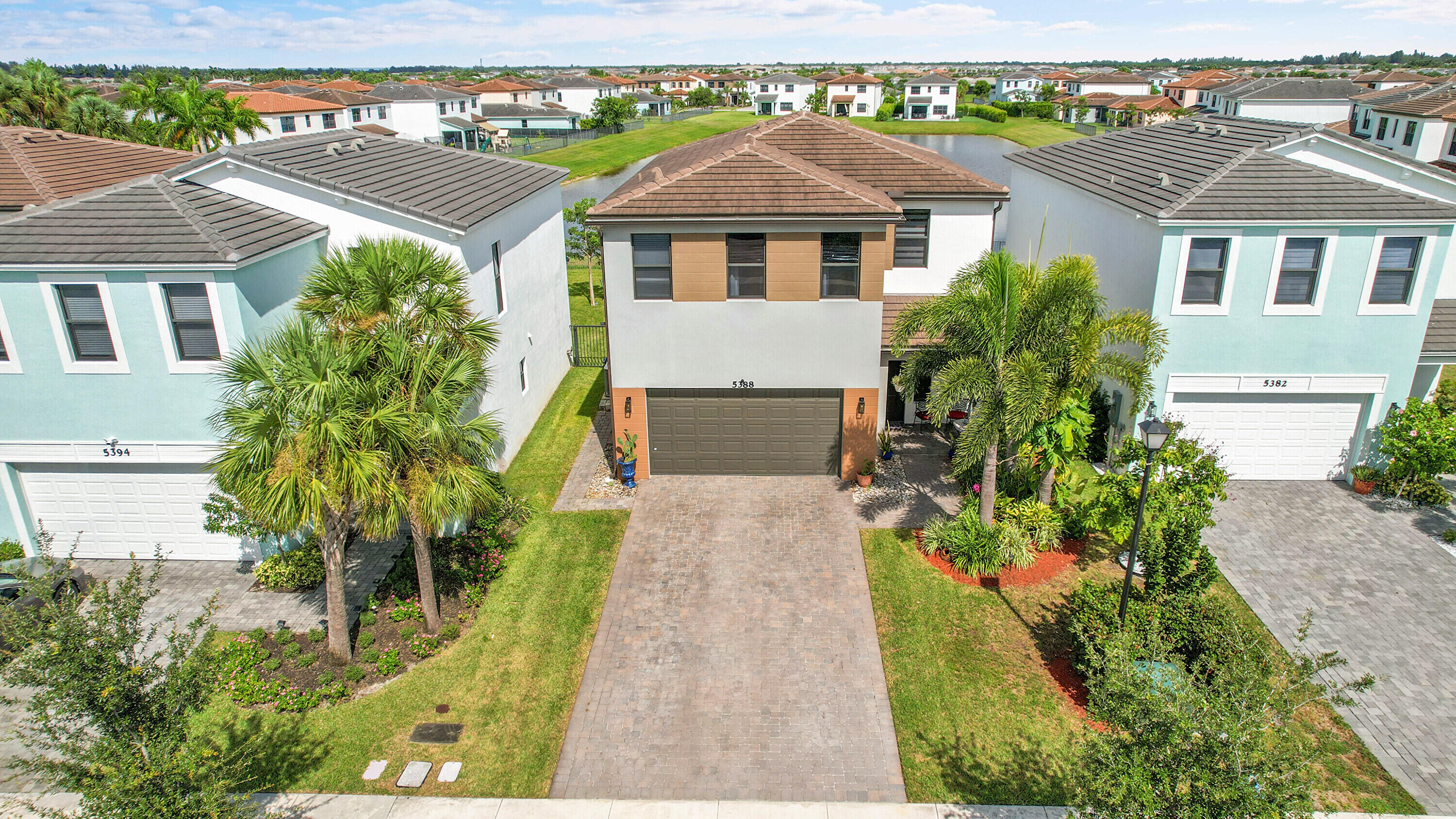 Welcome to this stunning two-story home located in the highly desirable community of Sky Cove at Westlake, built in 2021. Offering the perfect blend of modern design, comfort, and convenience, this 3-bedroom, 2.5-bath residence enhanced with tens of thousands of dollars of upgrades is ideal for today's lifestyleFrom the moment you arrive, you'll be impressed by the contemporary curb appeal and well-manicured surroundings. Step inside to discover a bright, open-concept floor plan that seamlessly connects the living, dining, and kitchen areas--perfect for both entertaining and everyday living. The kitchen features sleek cabinetry, stainless steel appliances, ample counter space, and a large island that doubles as a breakfast bar. Neutral tones, upgraded finishes, and abundant natural light