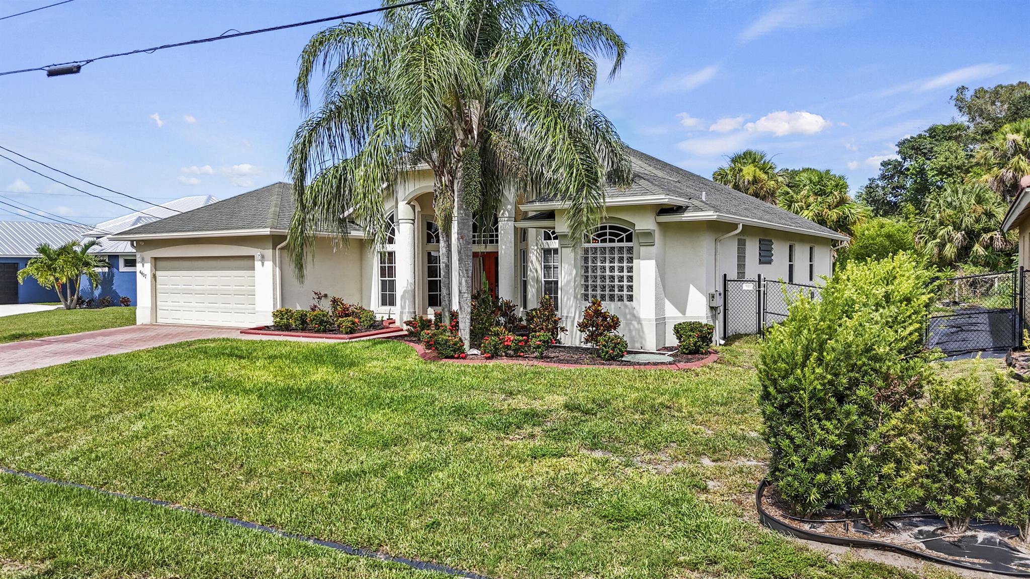 Discover your perfect blend of comfort and opportunity in this spacious 4-bedroom, 3-bath Port St. Lucie beauty with a versatile flex room. Soaring vaulted ceilings and generous living areas create a bright, airy feel, while the enclosed patio and 10,000 sq ft lot offer the privacy and space you deserve.Enjoy the convenience of a two-car garage and the freedom of no HOA -- bring your boat, RV, or create the backyard oasis you've always dreamed of. Perfectly positioned near shopping, dining, and the charm of Tradition Square, you're minutes from parks, golf courses, and some of the Treasure Coast's best beaches.Whether you're looking to entertain, grow, or simply enjoy your own private retreat, this home offers room to live, room to play, and room to​​‌​​​​‌​‌​​​‌‌​​​‌‌‌​​‌​​‌‌​​​​ dream.