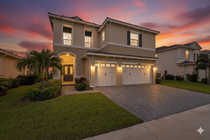 Premium lake front home on 7,649 sq ft lot combines luxury and convenience. The kitchen boasts an extended island with level 2 granite, in-counter cooktop, wine fridge insert with power supply, and double oven, complemented by recessed lighting in the kitchen, living room, loft, and master suite. An upgraded AC system, foam-filled insulation, and scheduled impact-resistant windows ensure comfort and efficiency. Families will love access to top-rated Palm Beach County schools, with elementary, middle, and high schools just minutes away. Everyday needs are met with nearby shopping, dining, and services, all within a short drive. Residents also enjoy Westlake Adventure Park with resort-style pools, water slides, a lazy river, playgrounds Located in the vibrant and growing community of Westlake, this home offers the ideal balance of modern living, energy efficiency, and thoughtful design. The extended kitchen island with premium level 2 granite countertops is perfect for entertaining and casual dining, while the built-in wine fridge insert and power supply add a touch of luxury for gatherings. Culinary enthusiasts will appreciate the double oven and open-concept layout, designed with both daily living and hosting in mind.  The home's interior is filled with upgrades that make a difference recessed lighting throughout the main living areas, loft, and master suite provides warm and functional illumination. The upgraded downstairs shower offers a spa-like feel for guests or family members. With foam fill insulation and a newer AC system, the property ensures comfort and energy efficiency year-round. Impact-resistant windows upgrade provide peace of mind and long-term value.  Beyond the home itself, living in Westlake means being part of one of Palm Beach County's most exciting master-planned communities. Known for its family-friendly environment, Westlake offers a small-town feel with modern amenities. Just minutes from major highways, shopping, dining, and top-rated schools, Westlake provides both convenience and community charm.  At the heart of the neighborhood is Westlake Adventure Park, a premier amenity center that serves as a hub of recreation and social life. Residents enjoy a resort-style lagoon pool with tower water slides, a splash pad, and a lazy river. Sports enthusiasts can take advantage of basketball courts, BMX pump park, bocce ball, and pickleball courts. Families will love the outdoor concert pavilion, adventure playground, and dog park. A variety of walking and biking trails tie the community together, creating opportunities to stay active and connected.  The Adventure Park also features cabanas, event lawns, and ample green space for relaxation or gatherings, making it the perfect extension of your home. Whether you're looking for fun, fitness, or relaxation, there's something for everyone.  Living in Westlake means more than just owning a home it's about being part of a thoughtfully designed community that emphasizes lifestyle, connection, and growth. This upgraded property, paired with the unmatched amenities of Westlake Adventure Park, offers the best of both worlds: a stylish, move-in ready home and a vibrant community that continues to flourish.