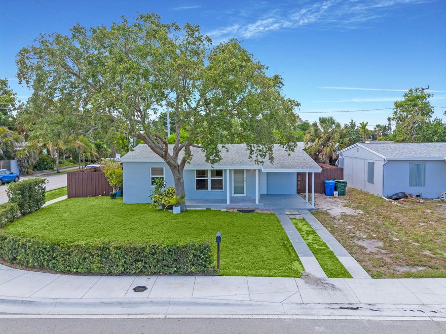 Welcome to this beautifully remodeled 3-bedroom, 2-bath CBS home in the heart of Oakland Park. Featuring a newer roof, full impact windows and doors, porcelain tile flooring, and all new appliances, this home is truly move-in ready.

Enjoy open-concept living with dimmable lighting that creates a warm, modern atmosphere and flows seamlessly to the outdoor space. Situated on a fully fenced corner lot, the property also offers a separate storage shed and an open pergola, perfect for entertaining or relaxing under the South Florida sun.

Conveniently located near shopping, major highways, and just minutes from the beaches, this home offers comfort, style, and an ideal location. Schedule your private tour today!