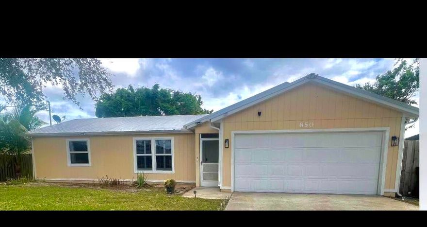 *INVESTOR OPPORTUNITY - TENANT OCCUPIED SINGLE FAMILY HOME * Priced to Sell!  This lovely 3 bedroom, 2 bathroom house offers the perfect blend of comfort and convenience. Featuring a lovely quiet neighborhood that is elevated above ground level which heavily minimize flooding. This home is an excellent choice. Featuring Newer Appliances, 2014 METAL ROOF, and Complete IMPACT WINDOWS/GARAGE DOOR. Fully PRIVACY fenced yard with room for a pool! Updated Kitchen, Bathrooms, and Laminate Flooring Throughout. Huge Patio for relaxing or entertaining. Great Location, Situated in a friendly neighborhood with easy access to local amenities, schools, parks, highways, and Tradition. Schedule a showing today!