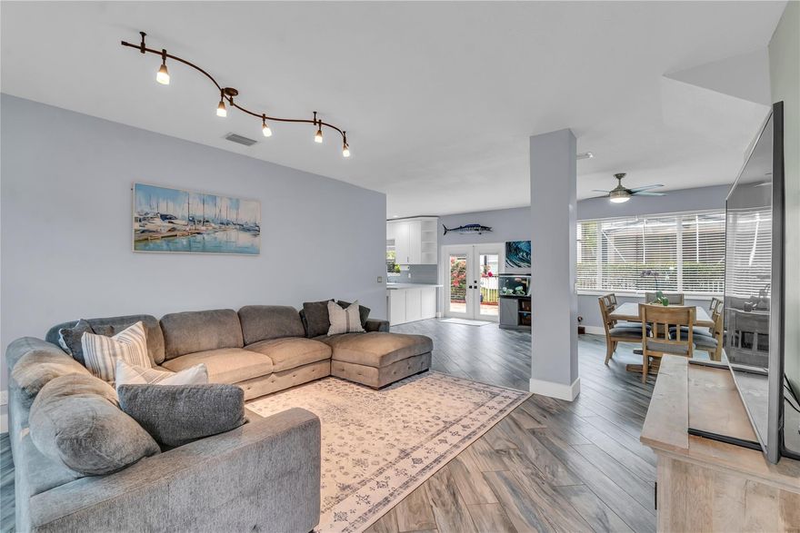 Beautiful 3 bedroom, 2.5 bath, two story home in the gated community in Vizcaya of Coral Springs. This home features a brand new 2025 Roof, all Impact Window and Doors in 2024, 2024 Water Heater, brand new pavers with wider driveway and the home was just freshly painted, waterproofed and gutters added to the home. Step inside the home it features an open living space with upgraded tile, eat in kitchen and plenty of room to entertain in the Living Room/Dinning Room area. The large primary bedroom has two walk in closets with private bathroom. The backyard is fenced and offers a large area for grilling and entertaining complete with travertine patio and grassy area. HOA includes community pool, alarm, basic cable and fitness center. Definitely want to check out this updated home today!