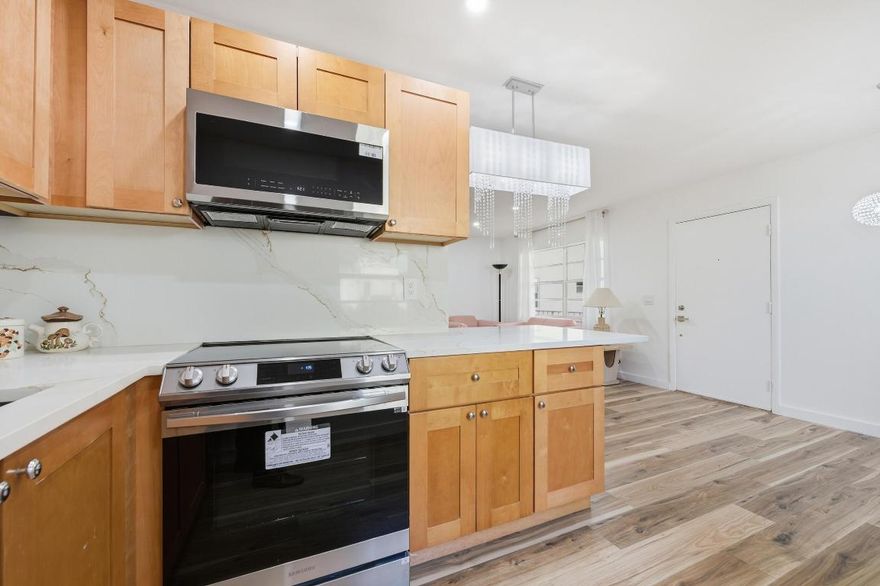 Tastefully renovated and fully furnished 2-bedroom, 2-bath residence in the desirable Kings Point 55+ community. Offered fully furnished and ready for immediate enjoyment.
This bright and well-maintained unit features an open kitchen with stainless steel appliances, completely renovated bathrooms with modern walk-in showers, recessed lighting, and peaceful garden views from the enclosed patio.
Enjoy full access to the Kings Point clubhouse with daily activities, fitness classes, shows, clubs, and social events, plus complimentary courtesy bus transportation to shopping, dining, and medical centers.

HOA includes clubhouse membership, amenities, security, cable, water, building maintenance, and transportation.

Ideal for snowbirds or full-time residents seeking comfort, convenience, and an active, worry-free lifestyle.

Priced to sell and competitively positioned for a quick and smooth transaction.