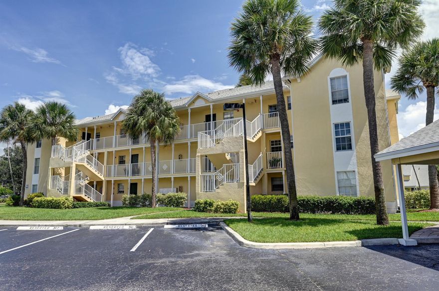 Beautifully remodeled, spacious, and bright condo with stunning lake views. Granite counters, stainless steel appliances, and wood laminate flooring. Washer and dryer in unit. Newer 2019 A/C unit. New electrical and NEW ROOF. Water and basic cable included. Balcony is overlooking serene lake views. Abundant natural light from multiple windows. Located in central Boca Raton with A+ rated schools. Community amenities include a stunning swimming pool area, tennis court, gym, and social room. Move-in ready and perfect for enjoying South Florida living.  LEASE OK RIGHT AWAY